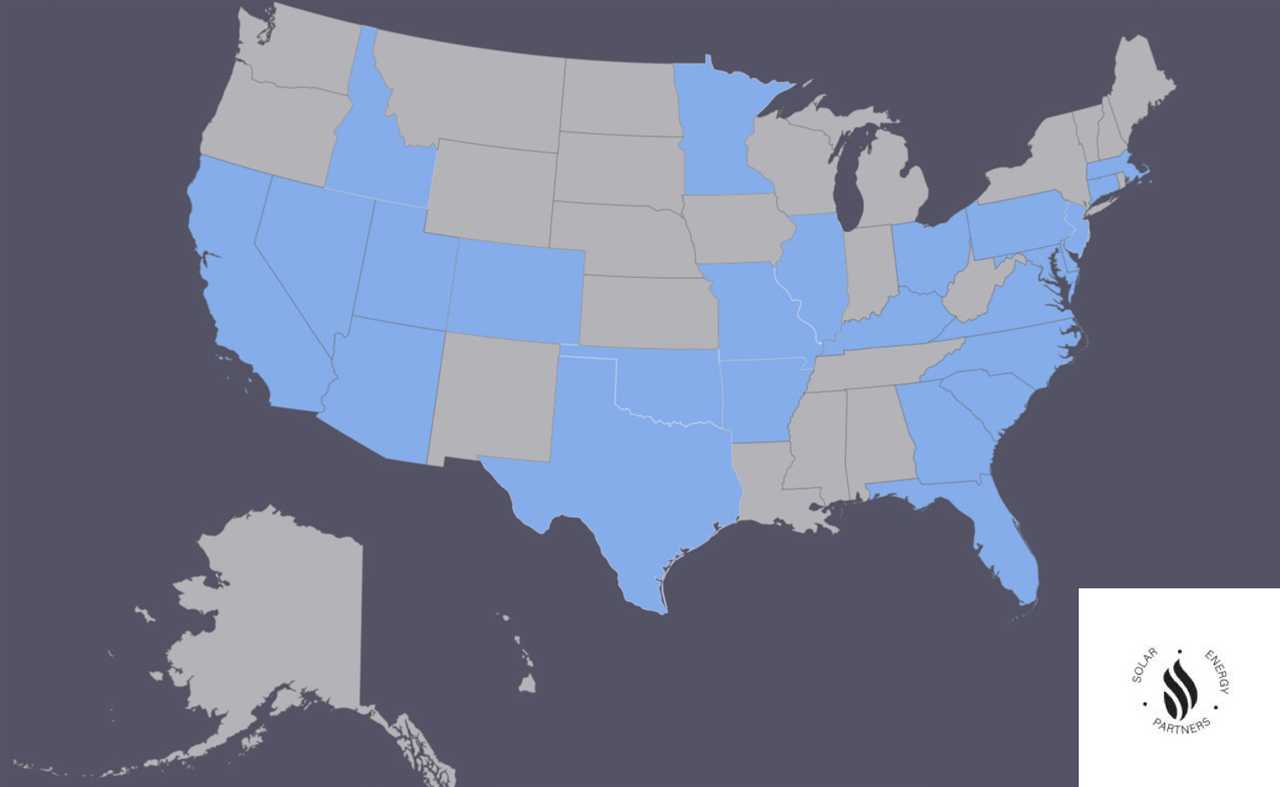 Solar Energy Partners Service Areas